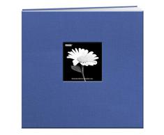 Pioneer Album Photo relié avec fenêtre 30,5 x 30,5 cm, Rouge, Bleu Ciel, 12 x 12