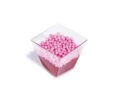 Plastella 052943 Verrine, PS, Cristal, 4,7 x 4,7 x 4,5 cm