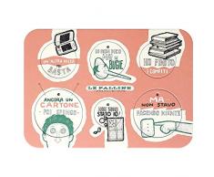 lepalle.it Les Boules, Table 3 â Six Disques décoratifs imprimés sur Carton recyclé