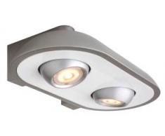ENERGETIC 84992127 Double Applique Murale LED 7W noyaux en 2 x 2 x 320 Lumen 2 700 Kelvins 30 000 Heures dintensitÃ© 300 x 150 x 65 mm