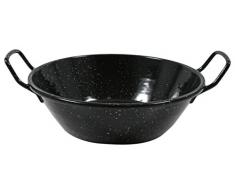 Esmaltaciones la Estrella Jaspeada Plat à Paella Profonde 22 cm 1,7 l