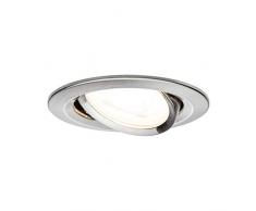 Paulmann 93652 encastré LED Nova spot encastré rond plafonnier spot 3x5,5W luminaire encastré Acier spot orientable spot encastré pour plafond
