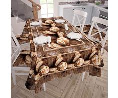 PETTI Artigiani Italiani Nappe Anti-Taches pour Table de Cuisine 140x180 cm Pane 1