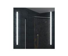 Lux-aqua Design Miroir de Salle de Bains avec lumière Chaud/Froid â 60 x 60 cm