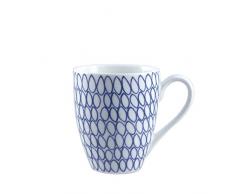 PORCELLANA Tasse en Porcelaine, Bleu, 0,1 x 0,1 x 0,1 cm