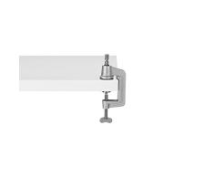 Anglepoise Original Gamme Pince de bureau, MÃ©tal, Painted Silver, chrome, metal, brushed aluminium
