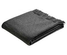 bocasa by biederlack Plaid Taille Coton Anthracite 130Â x 170Â cm