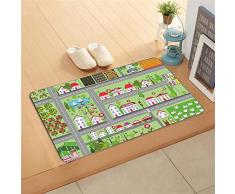 Bonamaison Paillasson dÃ©coratif Multicolore 40 x 70 cm