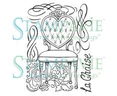 Unbekannt Stampavie La Chaise Penny Johnson Tampon Transparent