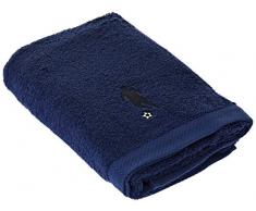 Lasa Home Drap de Bain 70x140, Collection Football, Marine, Coton, 70x140x1 cm