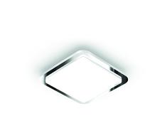 Steinel Applique murale RS LED D1 V3 avec détecteur de mouvement - Plafonnier chromé avec capteur de présence 360° - Luminaire intérieur ambiance 9,5 watts