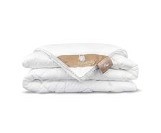 Heckett Lane Gold Couette 4 Saisons en Duvet 90 % Duvet doie, 10 % Plumes doie, Classe Thermique 1 Ã 4 260 x 220 cm