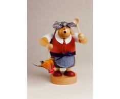 KWO Olbernhau Encens Allemand Fumeur Witwe Bolte - 20 cm / 8 Pouces - Authentique Allemand Fumeurs Erzgebirge - KW