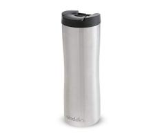 Aladdin Leak-Lock Thermavac⢠Brushed Stainless Steel Mug 0.47L â Ãtanche | Isotherme | Garde Vos Boissons Chaudes Pendant 3h30 | Mug de Voyage en Acier Inoxydable sans BPA | Passe au Lave-Vaisselle