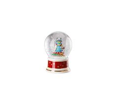 Hutschenreuther 2019 Boule Ã Neige en Porcelaine Multicolore Ã 8 cm Hauteur 12 cm