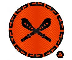 Homedecor. Maison A Warriors Bushfire DIY adhésif Cercles Murale sur Toile, tissé Polyester, Petite, 20.3 x 20.3 cm, Tissu, Multi/Couleur, 20.32 x 20.32 x 20.32 cm