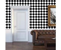 Walplus Autocollant Mural Diamants Motif 8 Paquets Mural Murals Amovible Autocollant Décalque Art Salon Meuble Cuisine Bureau Décor Restaurant BAR Café Hôtel Maison Décoration, Multicolore