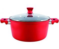 Here ahrenthal Faitout, Aluminium, Rouge, 28 cm, 6 unités de