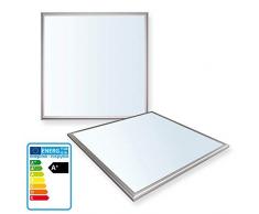LEDVero 62x62 Panneau Ultraslim de LED - 36W, 3000lm Plafonnier encastrÃ© avec clips de montage et transformateur EMV2016 disponible dans les couleurs claires blanc chaud, blanc froid et blanc neutre!, Ton:blanc chaud (WW)