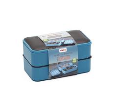 Vier LUNCH BOX 2 RECIPENTS, PLUS CUBIERS, plastique