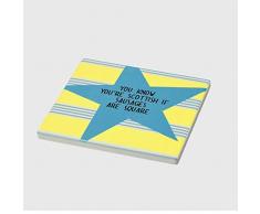 Jock JK/C/S1/SS Dessous de verre carrÃ© en cÃ©ramique Motif saucisses