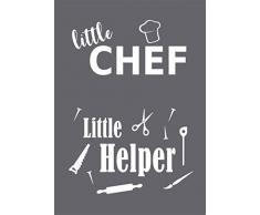 Rayher 45115000 Pochoir Little Chef A5, + 1 spatule