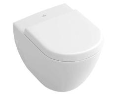 Villeroy & Boch 9 M66S101 Abattant de WC Compact à Ouverture Rapide avec charnières à Fermeture Souple