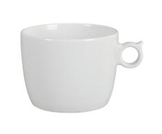 DEGRENNE - Smoos 2.0 lot de 6 tasses déjeuner, porcelaine - Blanc