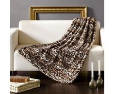 BarcelÃ³ Hogar 07040071400 Plaid Motif lÃ©opard 220 x 240 cm