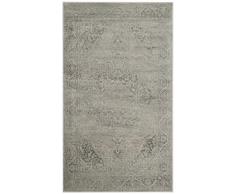 Safavieh Tapis dinspiration Vintage, Tissé Fibre de Viscose douce Tapis en Argent, 90 X 150 cm