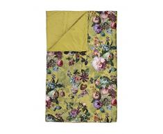 ESSENZA Fleur Plaid, Golden Yellow, 135 cm x 170 cm