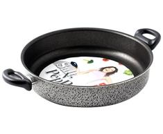 Home Salt NPepper Sauteuse AntiadhÃ©rent avec 2 PoignÃ©es, Aluminium, Noir/Gris, 32 cm