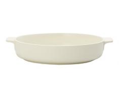 Villeroy & Boch Clever Cooking Plat Ã four rond, 28 cm, Porcelaine Premium, Blanc