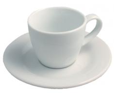 REVOL 617010 Lipari Paire Tasse Moka Basse Porcelaine Blanc 6,5 cm