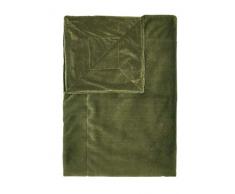 ESSENZA Furry Plaid, Moss, 150 cm x 200 cm