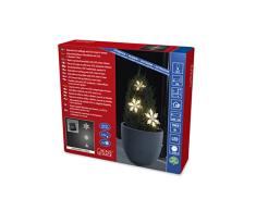 Konstsmide 6132-103 Rideau Lumineux à LED, Plastique, 0.1 W, Blanc, 21 x 1 x 64 cm