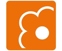 CINTACOR Fleur Sticker, en Feutre, Orange, 15Â x 0,10Â x 15Â cm