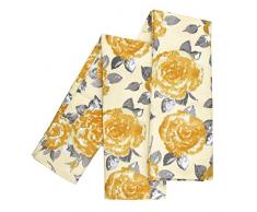 Ragged Rose Motif Tracy Lot de 2 torchons, Jaune doré