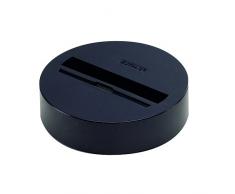 EUTRAC patère pour rail 3 allumages, noire