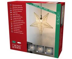 Konstsmide 3555-300 Etoile MÃ©tal, 0 W, Clair