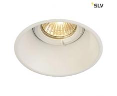 SLV Spot EncastrÃ© LED HORN-O | Rond, IP21, Lampe de Plafond Variable pour Eclairage IntÃ©rieur | Spot LED, RÃ©flecteur, Projecteur de Plafond, Plafonnier, EncastrÃ© | 1 Lampe, GU10 QPAR51, EEC E-A++