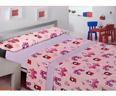 Gale Hayman Style Javier larraÃ­nzarÂ âÂ Draps, algodÃ³n-poliÃ©ster, lit de 90Â cm