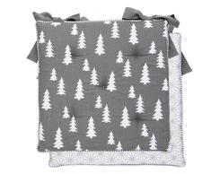 Clayre & Eef LSH29 Coussin de Chaise avec Mousse 40 x 40 cm