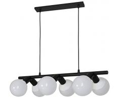 Homemania Lampe Ã suspension W71xd15xh74 cm Noir