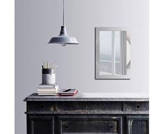 Bonamaison DÃ©coration Murale Impression sur Miroir EncadrÃ© sur Toile, Dimensions: 40 x 60 Cm - ConÃ§u et fabriquÃ© en Turquie