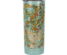 BUILT Mug de voyage isotherme avec couvercle, motif ballon à air chaud, Acier inoxydable, 590 ml
