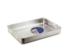 Zodiaque Plat à rôtir en Aluminium, Argent, 10,4 L