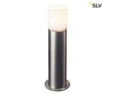 SLV ROX ACRYL 60 broches Lampadaire dextÃ©rieur Ã LED en acier inoxydable 316L 3000 K IP44 ArgentÃ© 12 W