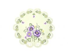 Bellanda 77834â40Â Rond Sets de Table, Polyester, Champagne, 40Â x 40Â x 0,5Â cm