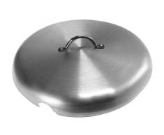 Pardini Couvercle pour Faitout à 3 Compartiments, Aluminium, Gris, 34 cm